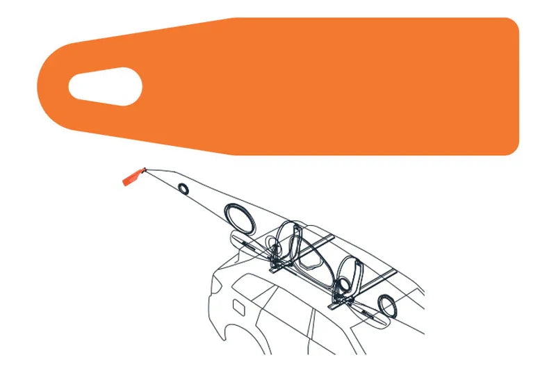 Kajak Sport Canoe & Kayak Transportation Rear Safety Flag