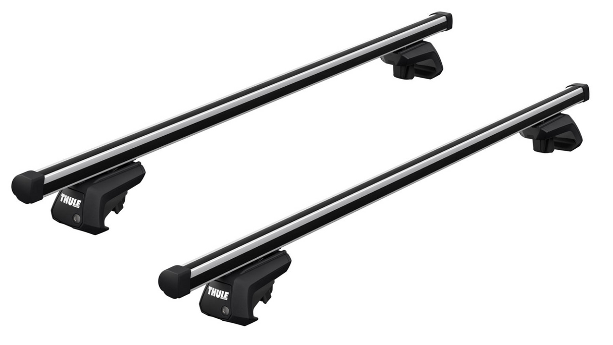 Thule ProBar roof rack system for the HYUNDAI Getz Cross 5-dr Hatchback, 2006 - 2011 with raised roof rails