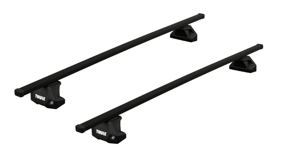 Thule Fix Point Square Roof Bars to fit SUBARU Legacy 5-dr Estate, 2009 - 2014