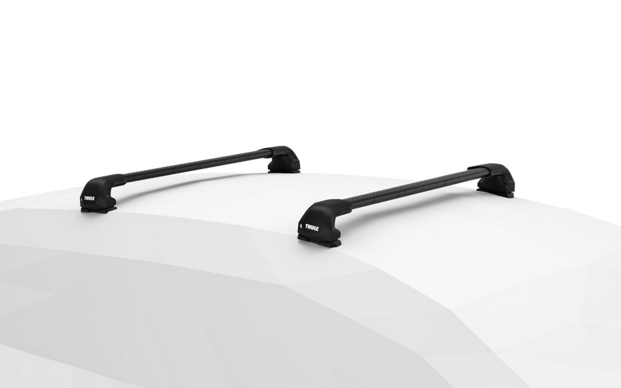 Thule WingBar Edge with black bars and fix point fittings for the HYUNDAI i40 5-dr Estate, 2011 on