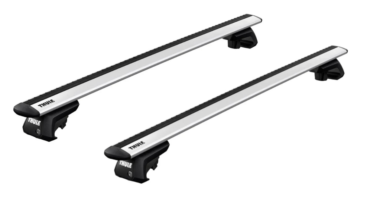 Thule Roof WingBar Evo with raised rail clamps to fit DACIA Logan MCV 5-dr Estate, 2008 - 2012