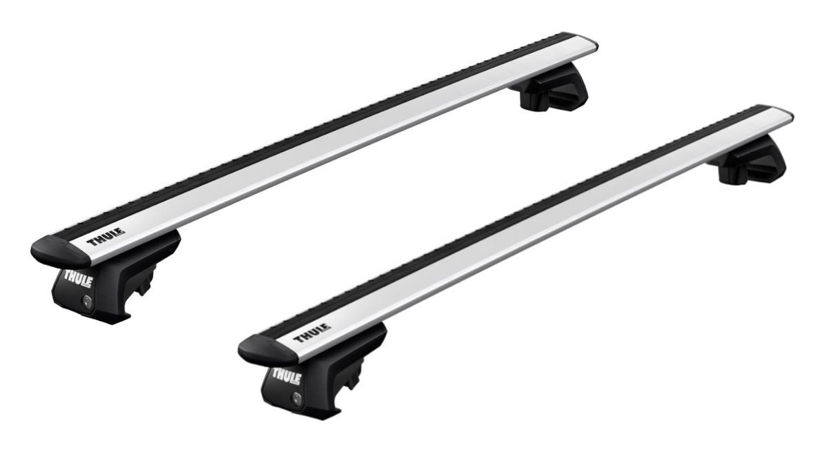 Thule Roof WingBar Evo with raised rail clamps to fit SUBARU E-Outback 5-dr SUV, 2026 on