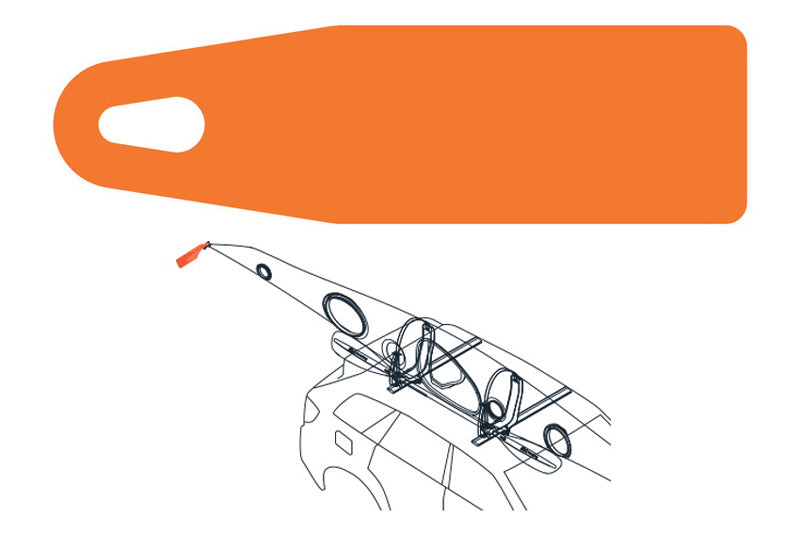 Kajak Sport Canoe & Kayak Transportation Rear Safety Flag