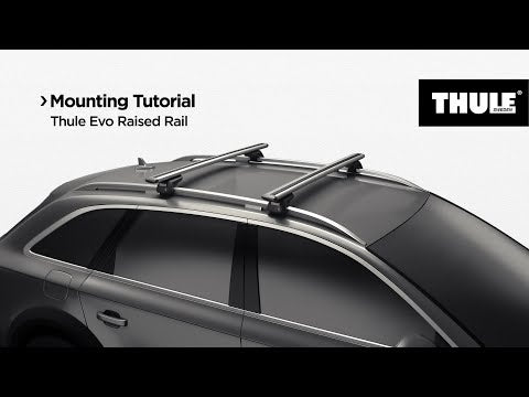 Thule Roof Rack for FORD Ranger 4-dr Double Cab, 2011 - 2022 - Raised Roof Rails (WingBar Evo Bars)