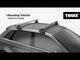 Thule Roof Rack for HYUNDAI Grandeur 4-dr Saloon, 2018 - 2022 - Normal Roof (Pro Bars)