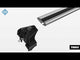 Thule Roof Rack for HYUNDAI Grand Santa Fe 5-dr SUV, 2013 - 2018 - Flush Rails (WingBar Evo Bars - Black)