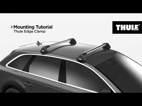 Thule Roof Rack for HYUNDAI Kona (SX2) 5-dr SUV, 2023 on - Normal Roof (WingBar Edge Bars - Black)