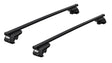 Thule EVO Roof Bars with 7104 raised rail foot pack and Thule Evo Square bars for the DACIA Logan MCV 3-dr Van, 2007 - 2012