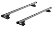 Thule Evo roof bar system for the PORSCHE Macan Electric 5-dr SUV, 2024 on with 7106 flush rail foot pack and Thule ProBars
