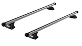 Thule Evo roof bar system for the RENAULT Duster 5-dr SUV, 2016 - 2019 with 7106 flush rail foot pack and Thule ProBars