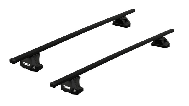 Thule Fix Point Square Roof Bars to fit MITSUBISHI L200 Double Cab 4-dr Pickup, 2015 - 2023