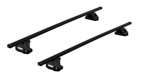 Thule Fix Point Square Roof Bars to fit MITSUBISHI Triton Double Cab 4-dr Pickup, 2015 - 2023