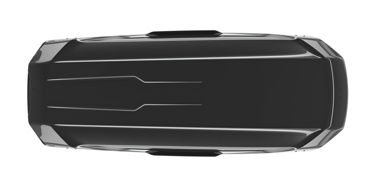 Top view of the black Thule Motion 3 XXL roof box