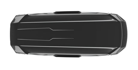 Top view of the black Thule Motion 3 XXL roof box