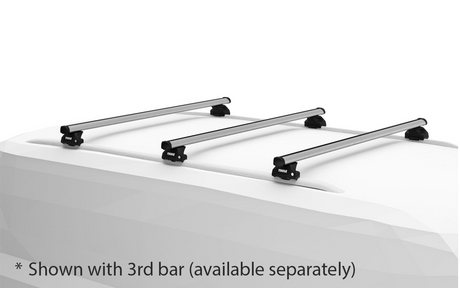 Thule ProBar Roof rack for the NISSAN X-Trail 5-dr SUV, 2021 on with 7106 flush rail foot pack and fitting kit