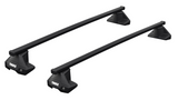 Thule EVO Clamp SquareBar roof bar system for the AUDI A4 4-dr Saloon, 2008 - 2015