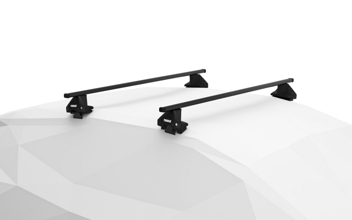 Thule EVO Clamp Roof Bar Rack with SquareBars for SUBARU Legacy 4-dr Saloon, 2014 - 2020