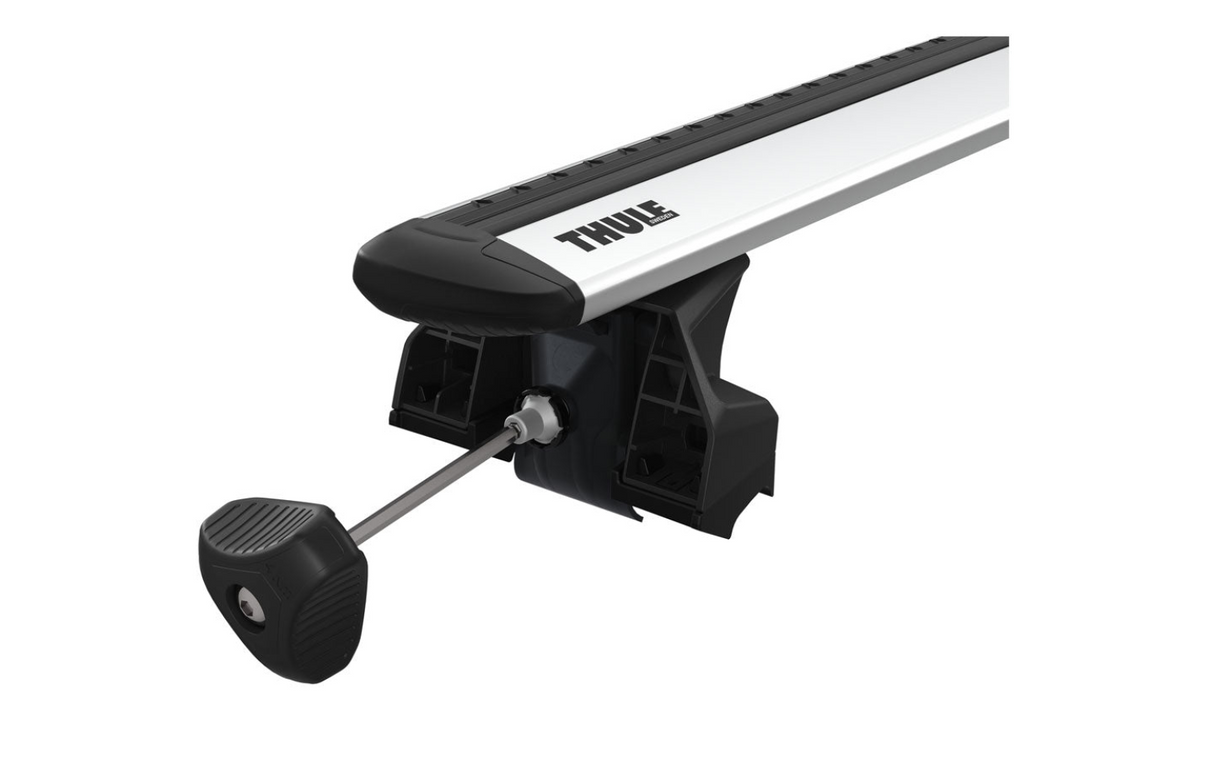 Thule EVO Wingbar with 7106 foot pack uses a torque limited tool for fitting to the HYUNDAI Grand Santa Fe 5-dr SUV, 2013 - 2018