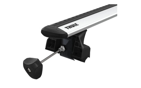 Thule EVO Wingbar with 7106 foot pack uses a torque limited tool for fitting to the DACIA Sandero 5-dr Hatchback, 2008 - 2012