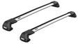 Thule WingBar Edge roof bar system for the MITSUBISHI Triton Double Cab 4-dr Pickup, 2015 - 2023 with fix point fitting kit and silver bars