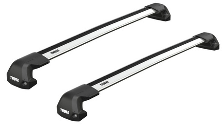Thule WingBar Edge roof bar system for the MITSUBISHI Triton Double Cab 4-dr Pickup, 2015 - 2023 with fix point fitting kit and silver bars