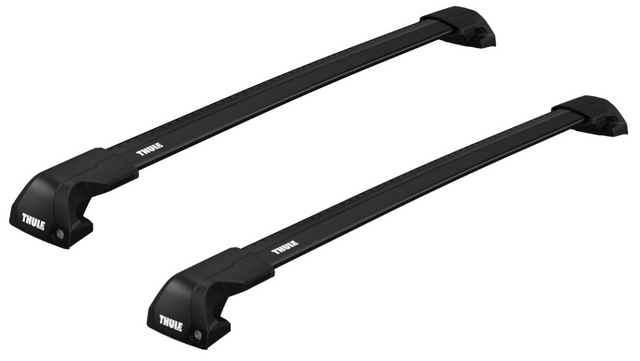 Thule Flush Roof Rail WingBar Edge roof rack for the MITSUBISHI Outlander 5-dr SUV, 2013 - 2021 with flush rail 6000 series fitting kit