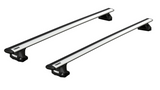 Thule Fixpoint roof rack with aluminium aero Wingbar Evo roof bars to fit the MITSUBISHI Triton Double Cab 4-dr Pickup, 2015 - 2023
