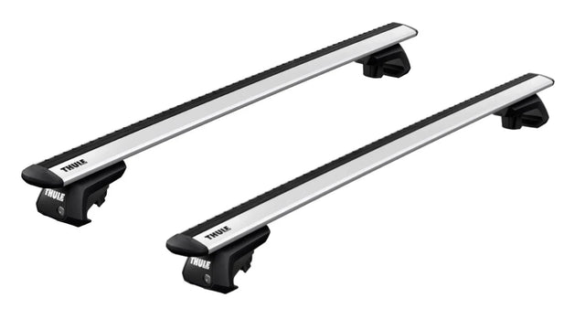 Thule Roof WingBar Evo with raised rail clamps to fit DACIA Logan MCV 5-dr Estate, 2013 - 2020