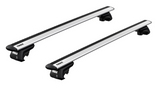 Thule Roof WingBar Evo with raised rail clamps to fit MITSUBISHI Xpander Cross 5-dr SUV, 2019 on
