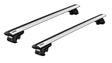 Thule Roof WingBar Evo with raised rail clamps to fit ROVER 75 5-dr Estate, 1999 - 2005