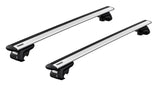 Thule Roof WingBar Evo with raised rail clamps to fit ROVER 75 5-dr Estate, 1999 - 2005