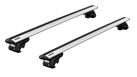 Thule Roof WingBar Evo with raised rail clamps to fit ROVER 75 5-dr Estate, 1999 - 2005