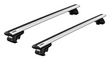 Thule Roof WingBar Evo with raised rail clamps to fit VOLKSWAGEN Touran 5-dr MPV, 2003 - 2015