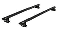 Black Thule Evo WingBar roof bars with fixpoint fixings for the DACIA Dokker 5-dr MPV, 2012 on Roof Rack