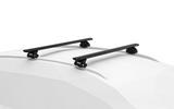 Thule Roof WingBar Evo Black roof bars to fit HYUNDAI Grand Santa Fe 5-dr SUV, 2013 - 2018 with flush roof rails