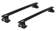 Black Thule WingBar Evo roof rack to fit the FORD Focus 5-dr Hatchback, 2011 - 2018