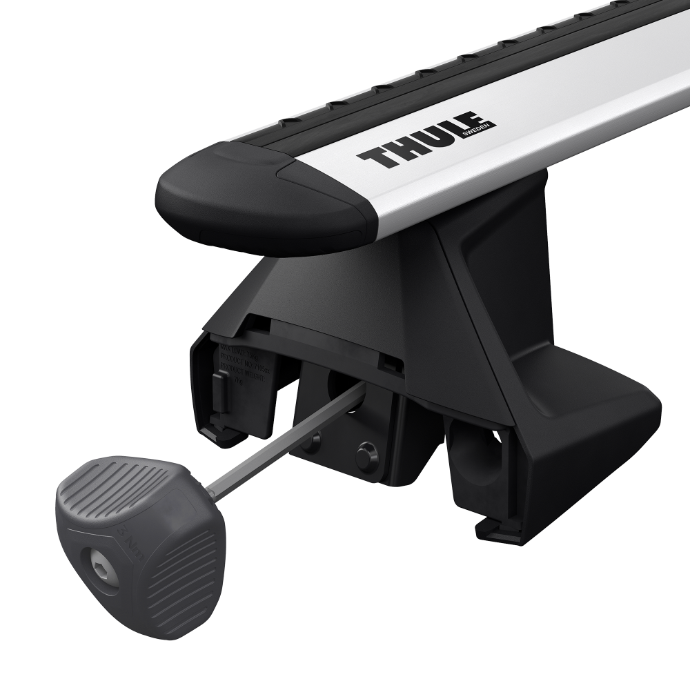 Roof bar system for the HYUNDAI Elantra 4-dr Saloon, 2016 - 2021 inclues the Thule 710500, 145069, 711300