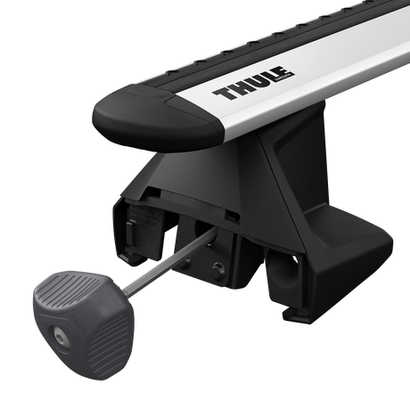 Roof bar system for the MG 5 4-dr Saloon, 2021 on inclues the Thule 710500, 145352, 711400